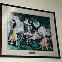 [Nine Children Playing Outdoors]